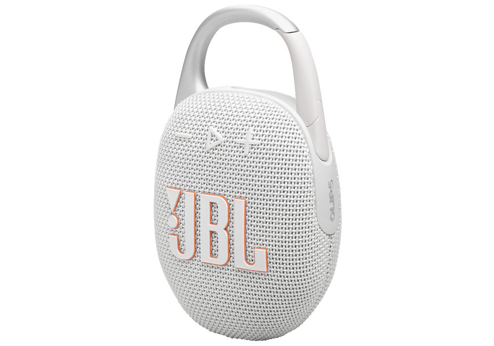 רמקול Bluetooth עמיד למים JBL Clip 5 - לבן – תמונה 3
