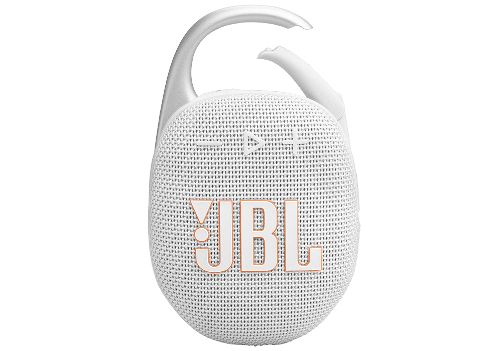 רמקול Bluetooth עמיד למים JBL Clip 5 - לבן