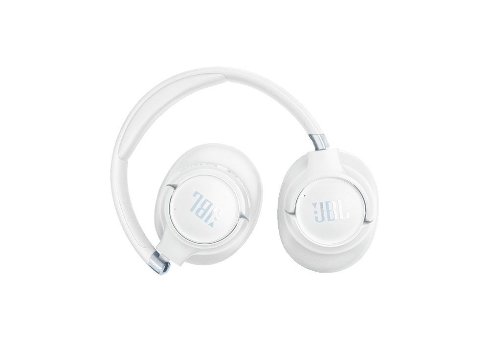 אוזניות קשת אלחוטיות JBL Tune 780NC ביטול רעשים ANC - לבן – תמונה 3