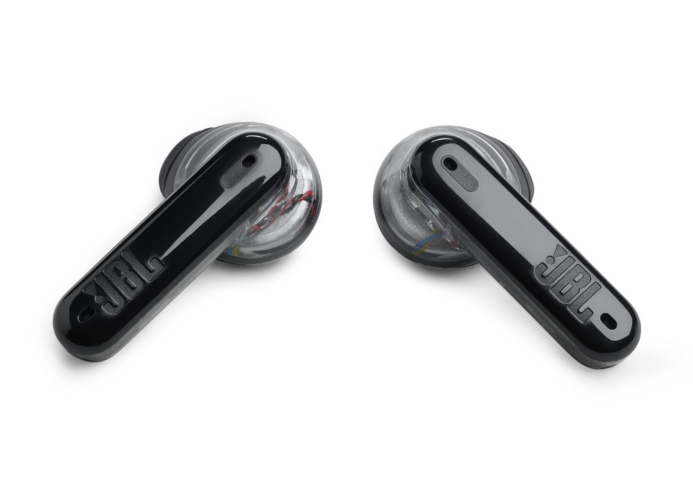 אוזניות אלחוטיות JBL Tune Flex 2 TWS ביטול רעשים ANC - שחור שקוף – תמונה 2
