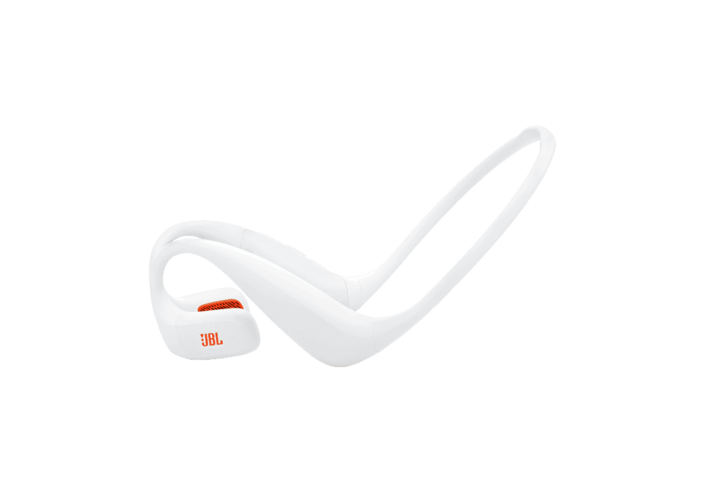 אוזניות ספורט אוזן פתוחה JBL Endurance Pace עמידות IP68 - לבן – תמונה 2