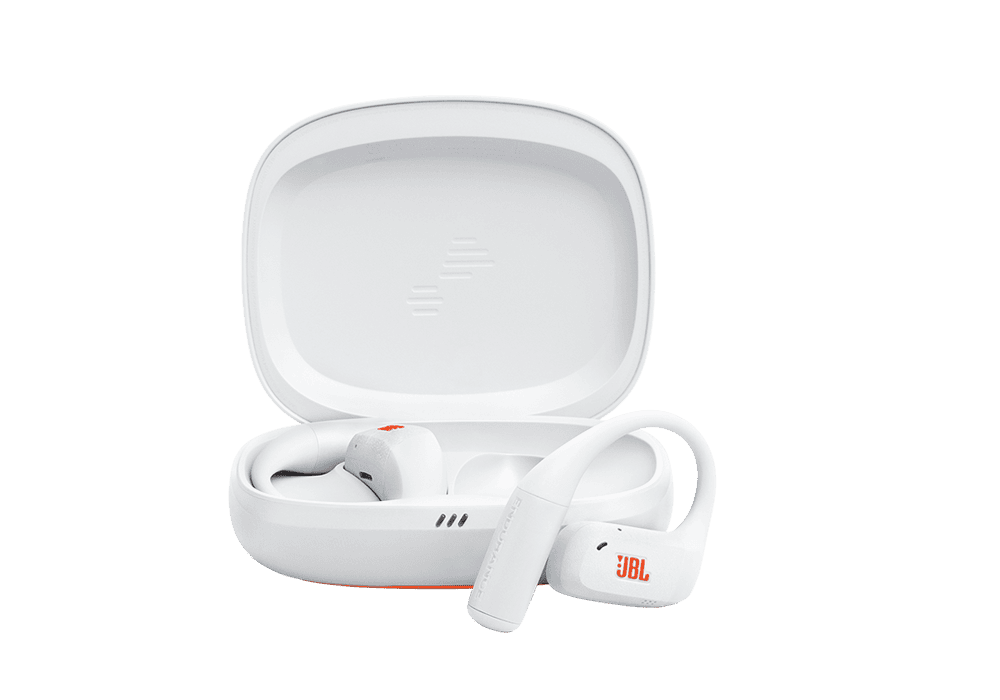 אוזניות ספורט אוזן פתוחה JBL Endurance Zone TWS עמידות IP68 - לבן