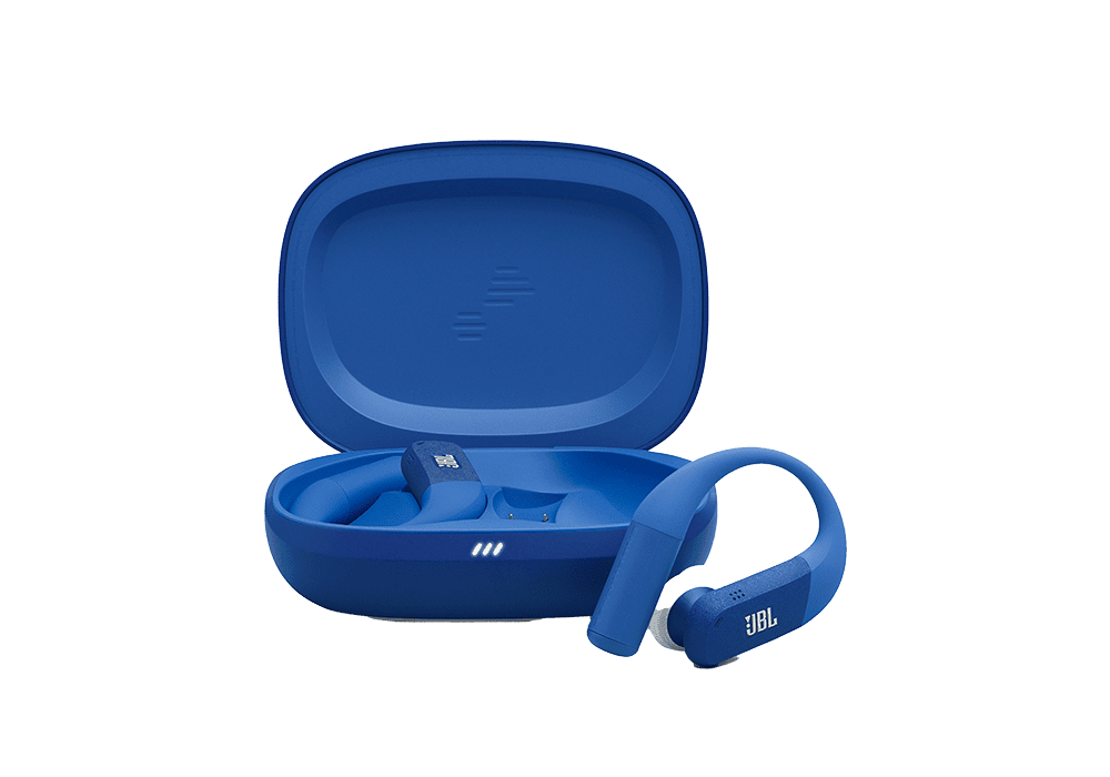 אוזניות ספורט אלחוטיות JBL Endurance Peak 4 TWS עמידות IP68 - כחול