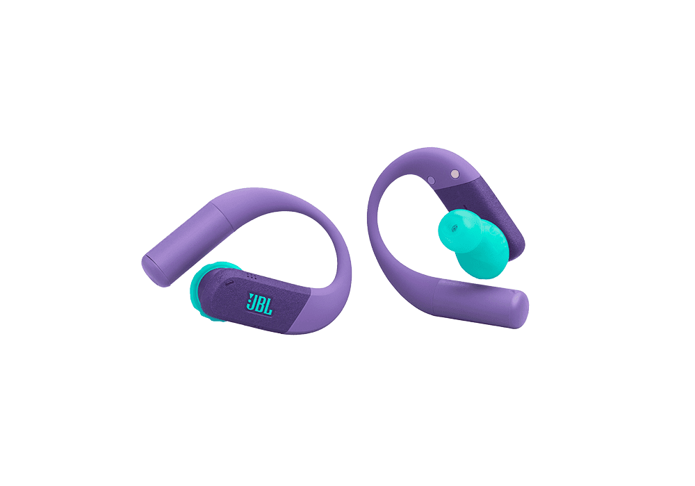 אוזניות ספורט אלחוטיות JBL Endurance Peak 4 TWS עמידות IP68 - סגול – תמונה 2