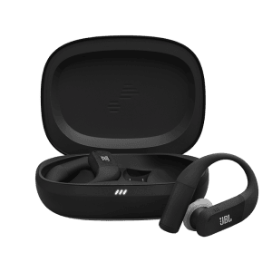 אוזניות ספורט אלחוטיות JBL Endurance Peak 4 TWS עמידות IP68 - שחור-אפור