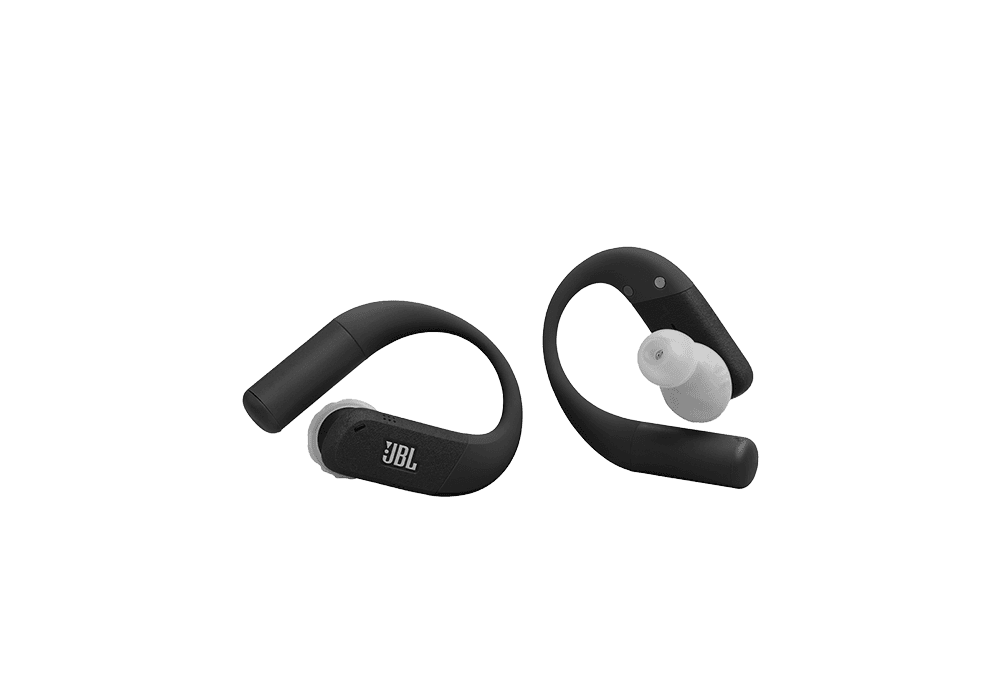 אוזניות ספורט אלחוטיות JBL Endurance Peak 4 TWS עמידות IP68 - שחור-אפור – תמונה 2