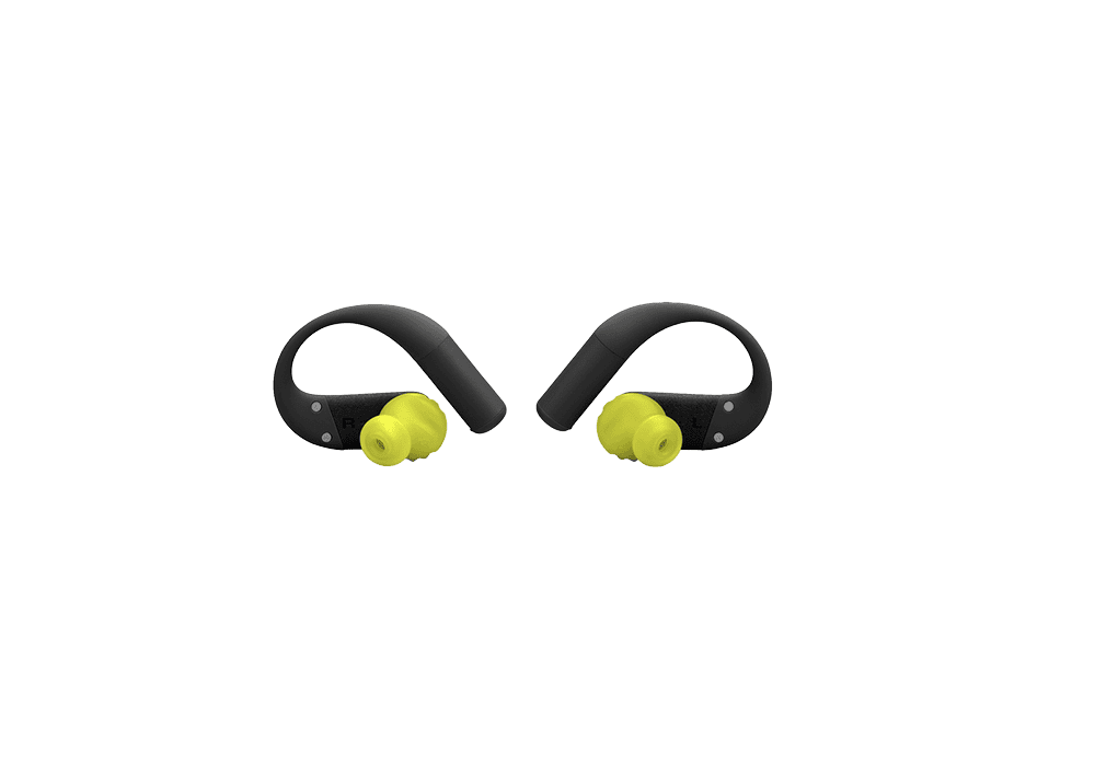 אוזניות ספורט אלחוטיות JBL Endurance Peak 4 TWS עמידות IP68 - שחור-ירוק – תמונה 2