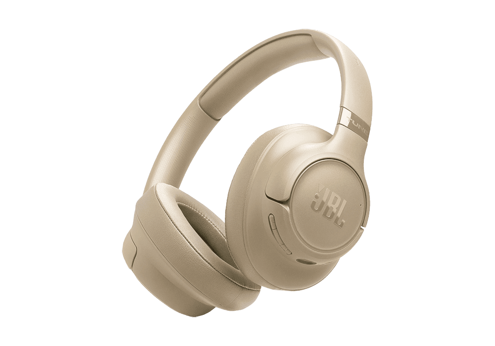 אוזניות קשת אלחוטיות JBL Tune 730BT סוללה 76 שעות - בז'