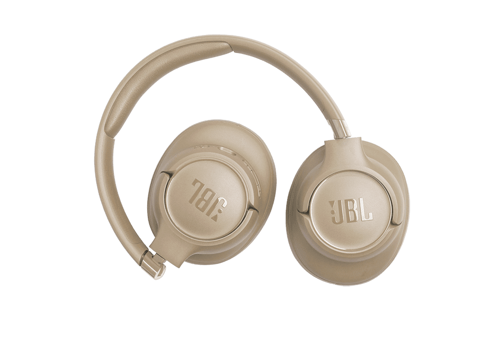 אוזניות קשת אלחוטיות JBL Tune 730BT סוללה 76 שעות - בז' – תמונה 4