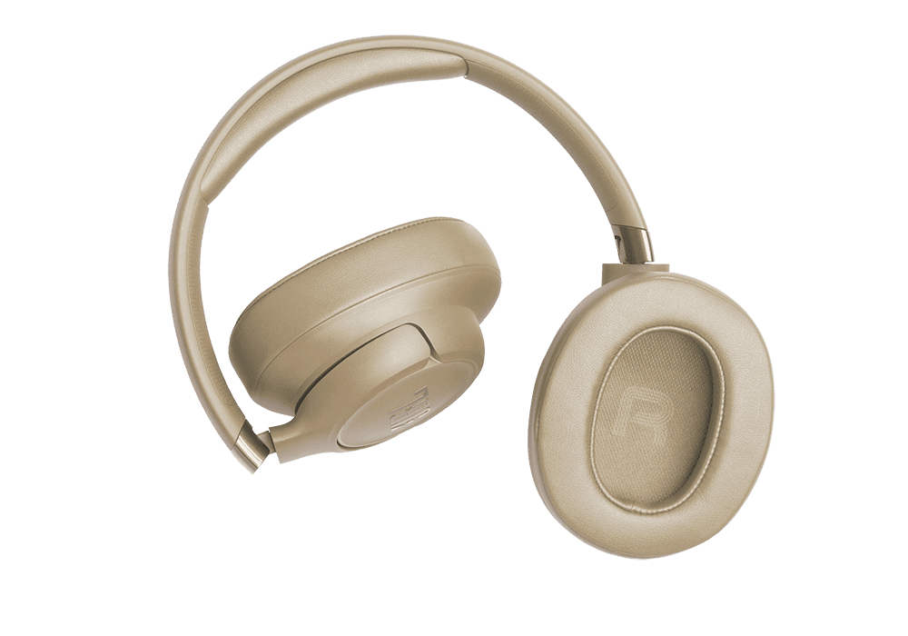 אוזניות קשת אלחוטיות JBL Tune 780NC ביטול רעשים ANC - בז' – תמונה 3