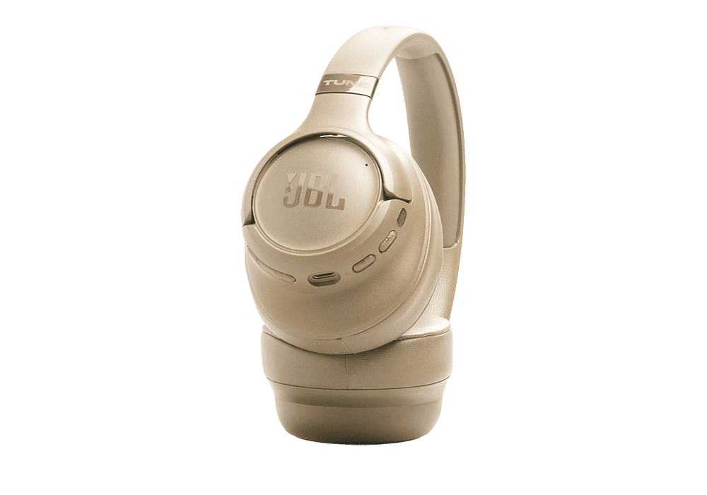 אוזניות קשת אלחוטיות JBL Tune 780NC ביטול רעשים ANC - בז'