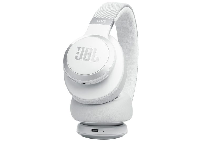אוזניות קשת אלחוטיות JBL Tune 770NC ביטול רעשים ANC - לבן