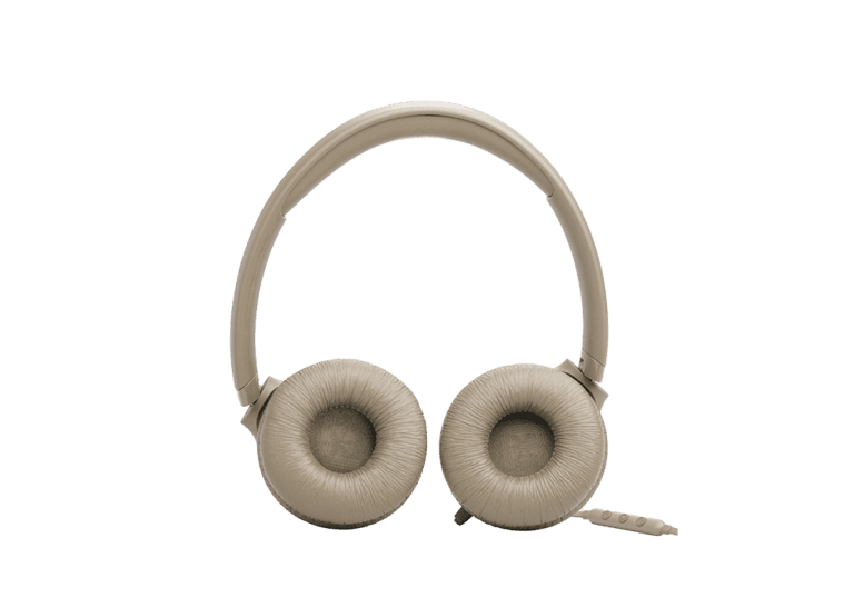 אוזניות קשת חוטיות JBL Tune 530 עם מיקרופון - בז' – תמונה 3