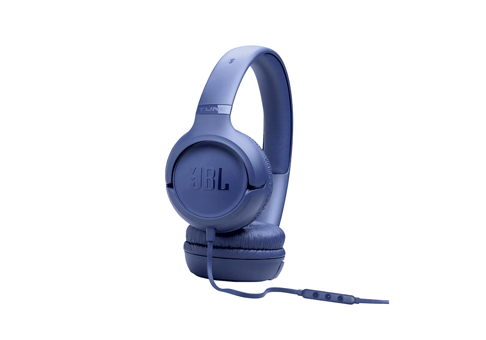 אוזניות קשת חוטיות JBL Tune 530 עם מיקרופון - כחול – תמונה 4
