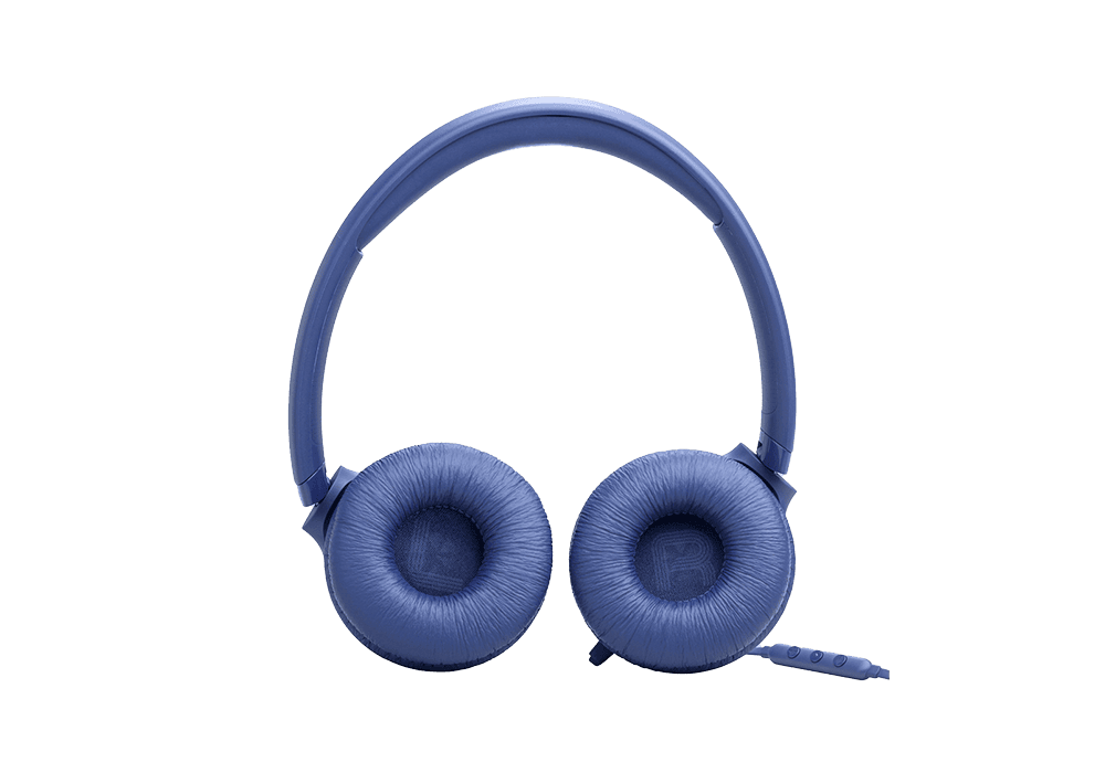 אוזניות קשת חוטיות JBL Tune 530 עם מיקרופון - כחול – תמונה 3