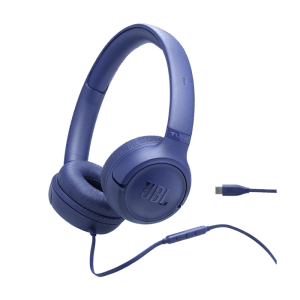 אוזניות קשת חוטיות JBL Tune 530 עם מיקרופון - כחול