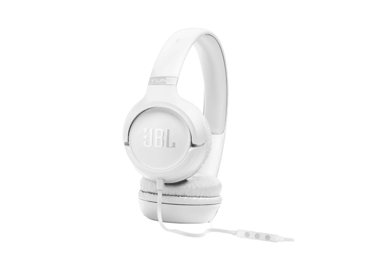 אוזניות קשת חוטיות JBL Tune 530 עם מיקרופון - לבן – תמונה 4