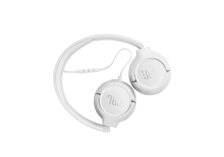 אוזניות קשת חוטיות JBL Tune 530 עם מיקרופון - לבן – תמונה 3