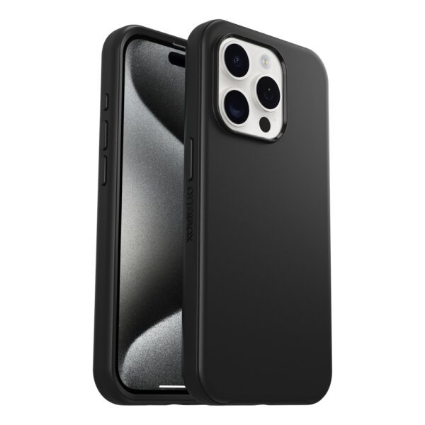 כיסוי לאייפון 15 פרו OtterBox Symmetry תומך MagSafe שחור