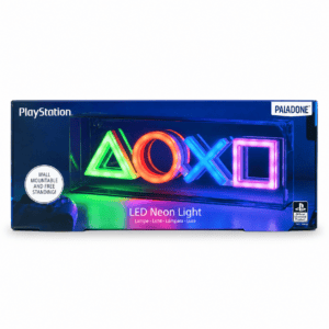 מנורת לד נאון Paladone בעיצוב סמלי PlayStation