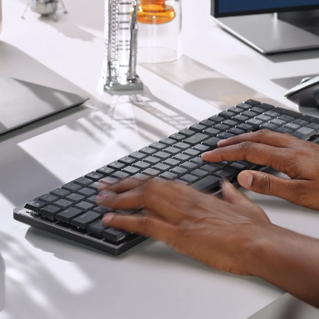 מקלדת מכנית אלחוטית Logitech MX Mechanical (Tactile Quiet) – תמונה 2