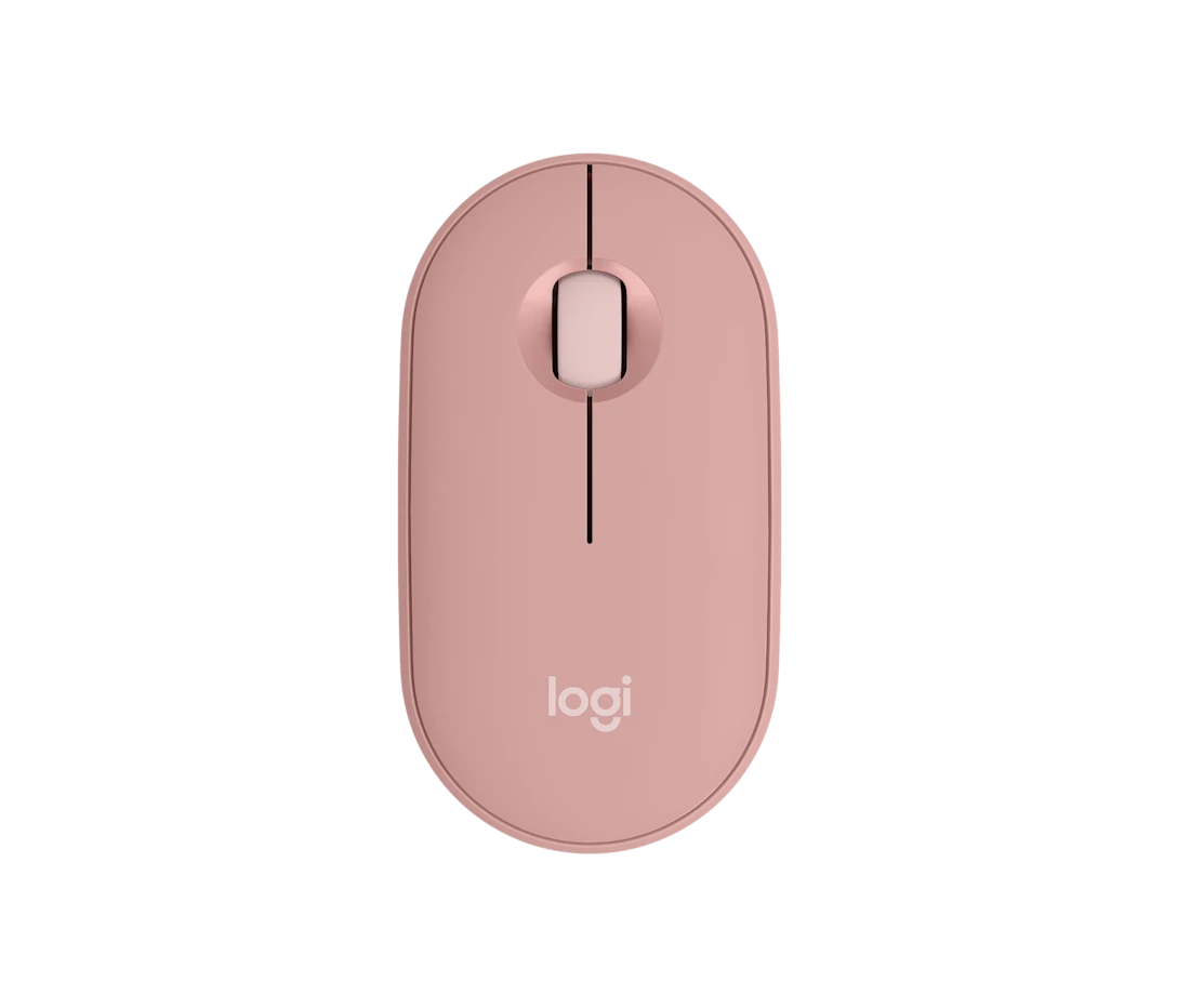 עכבר אלחוטי Logitech Pebble Mouse 2 M350s Bluetooth ורוד