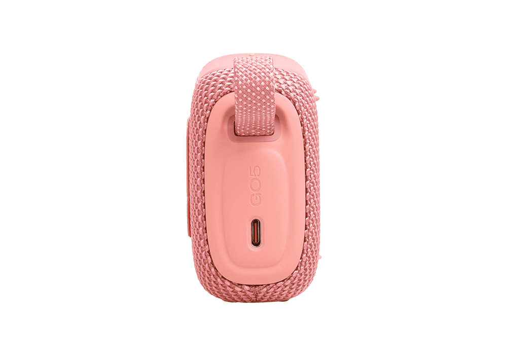 רמקול אלחוטי נייד JBL Go 5 עמיד למים IP68 - ורוד – תמונה 2