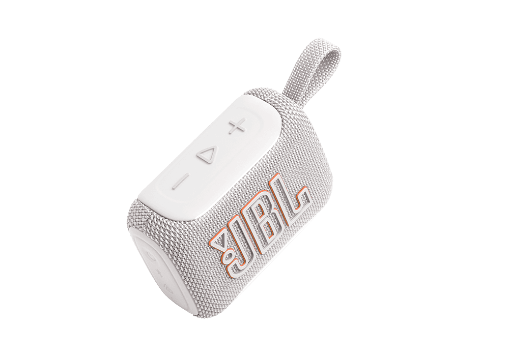 רמקול אלחוטי נייד JBL Go 5 עמיד למים IP68 - לבן – תמונה 3