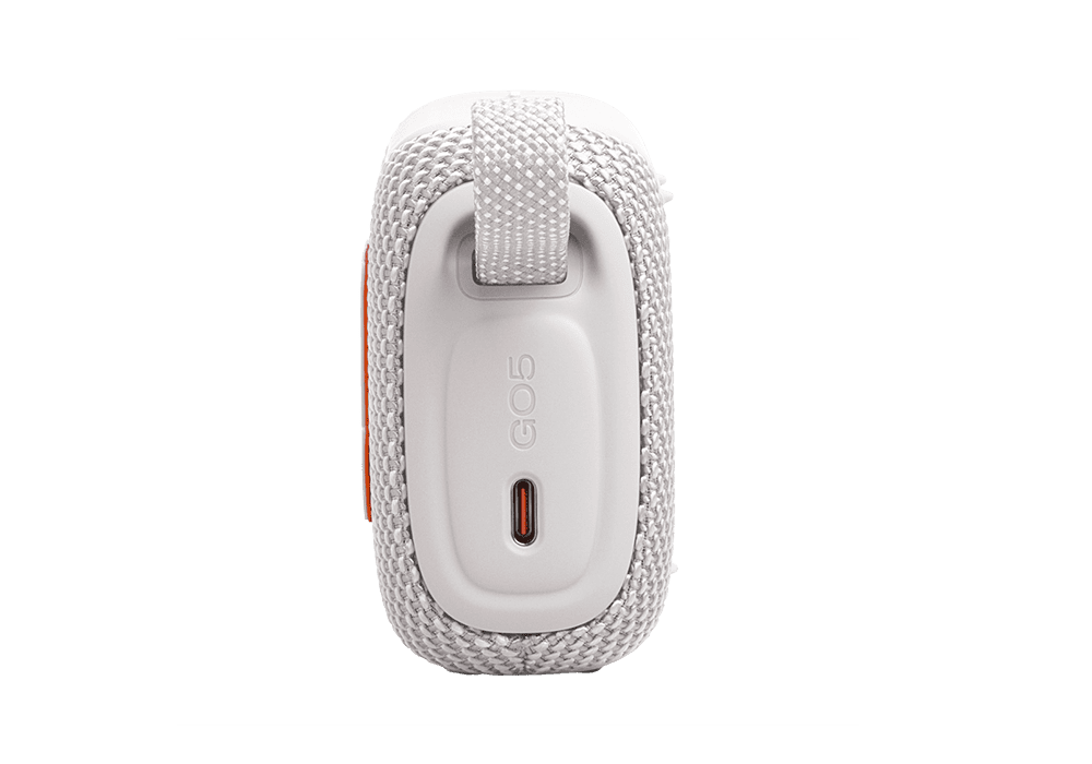 רמקול אלחוטי נייד JBL Go 5 עמיד למים IP68 - לבן – תמונה 4