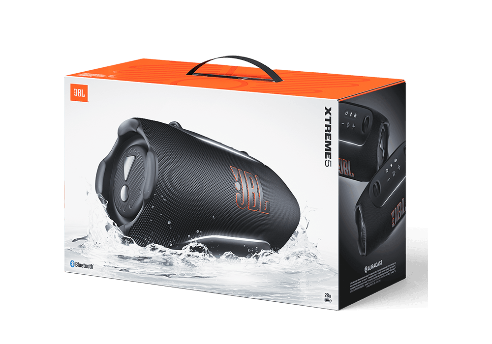 רמקול אלחוטי נייד JBL Xtreme 5 עמיד למים IP68 - שחור – תמונה 2