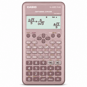 מחשבון מדעי Casio FX-82ES PLUS עם 252 פונקציות בצבע ורוד