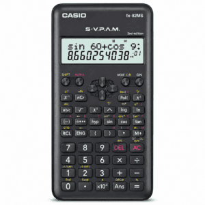 מחשבון מדעי Casio FX-82MS עם 240 פונקציות ומסך 2 שורות