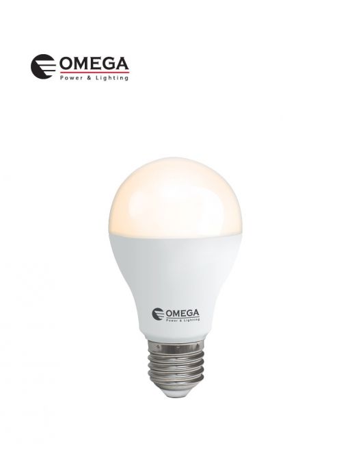 נורת לד Omega A65 17W E27 אור חם 3000K