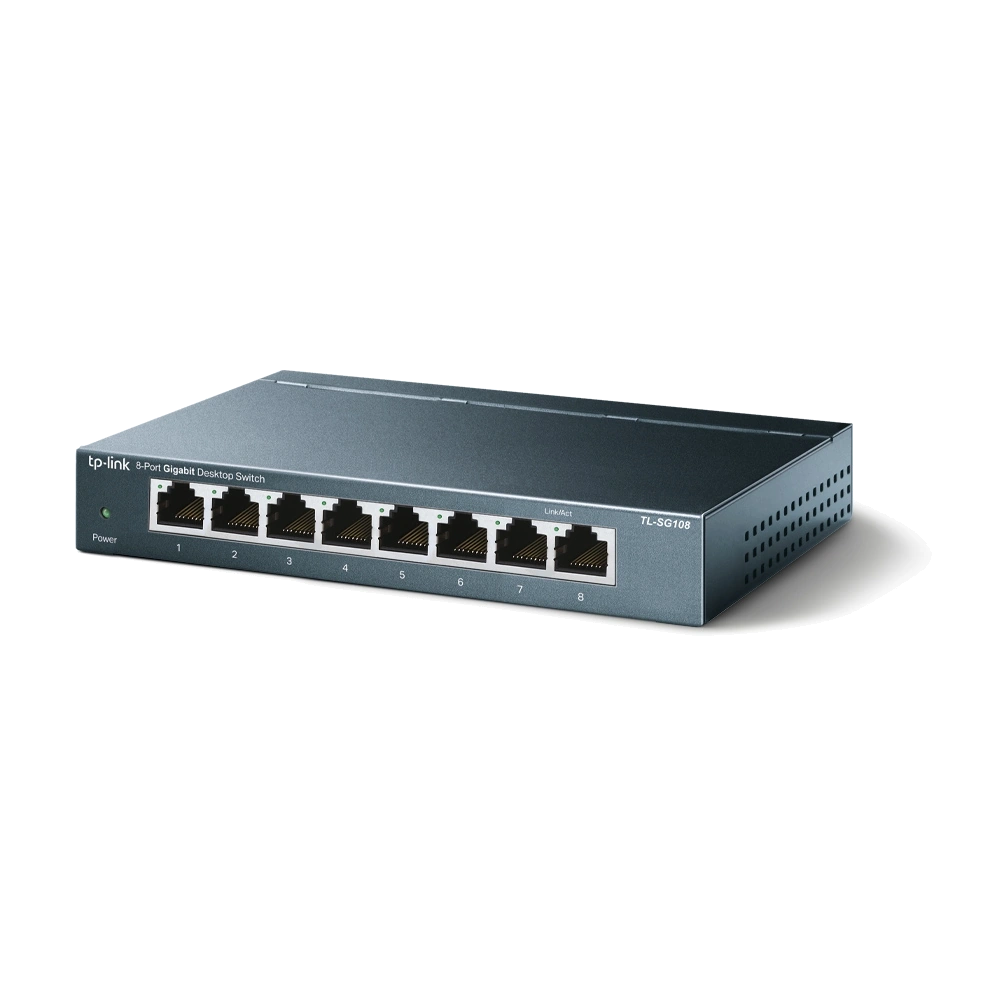 מתג רשת Gigabit עם 8 פורטים TP-Link TL-SG108