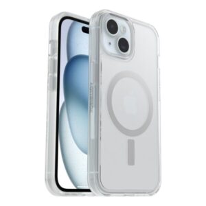 כיסוי לאייפון 13/14/15/16e/17e OtterBox Symmetry תומך MagSafe שקוף